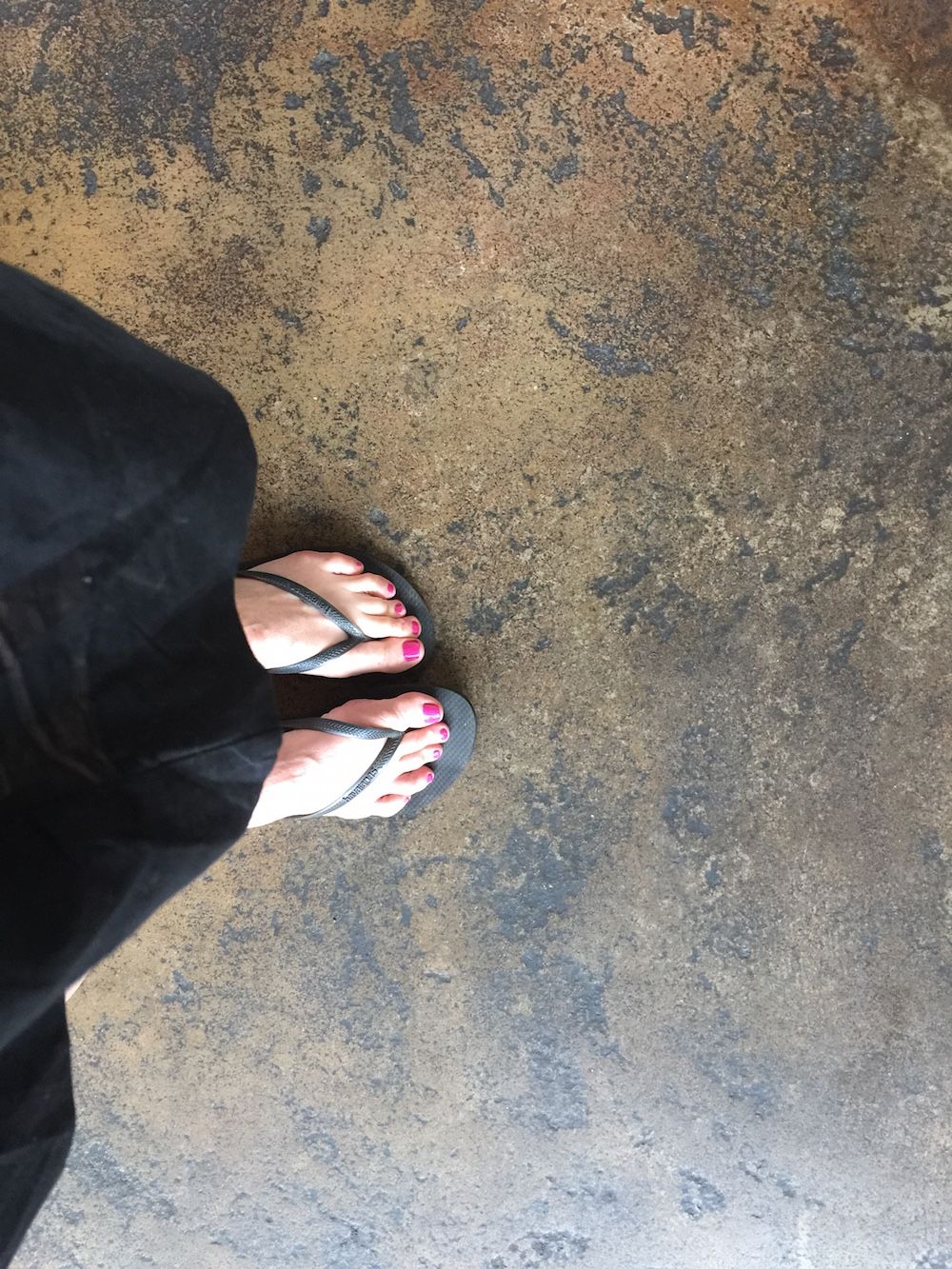 Wednesday, June 3. The shoes I wore to meet the architect.